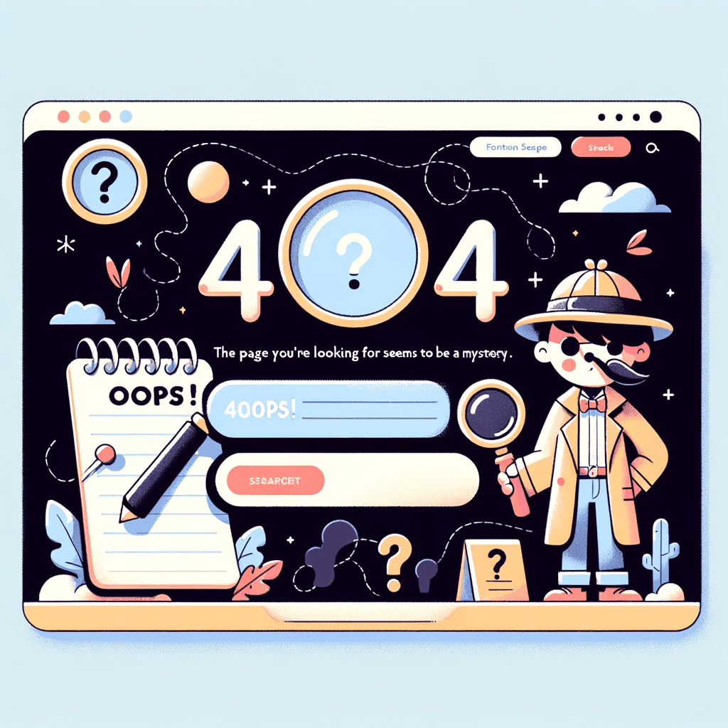 404 Error: Page not found